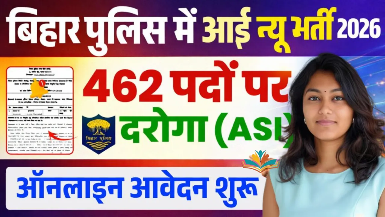 Bihar Police ASI Recruitment 2026 for 462 Posts