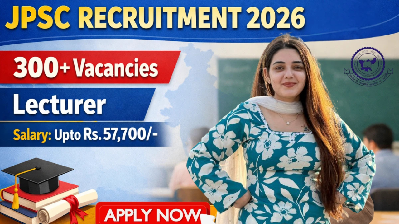 JPSC Lecturer Recruitment 2026 Notification