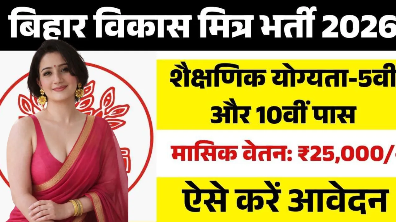 Bihar Madhepura Block Level Vikas Mitra Recruitment 2026