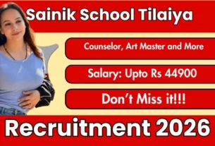 Sainik School Tilaiya Teaching & Non-Teaching Recruitment 2026